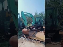 5950kg Máquina de escavadeira usada Kobelco60 Com potência nominal de 42,4kw