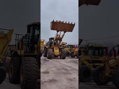 196 KW CAT966 Carregadores de rodas de segunda mão de 7,1 m3 de capacidade com motor Cat C9.3B