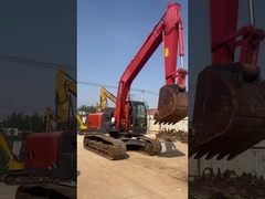 HITACHI ZX195 Excavadora de rastreador usada 18900kg Operação estável Com 0.91m3 balde