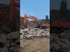 Excavadora de longo alcance Doosan DX360LC usada Capacidade 1.71m3 36 toneladas